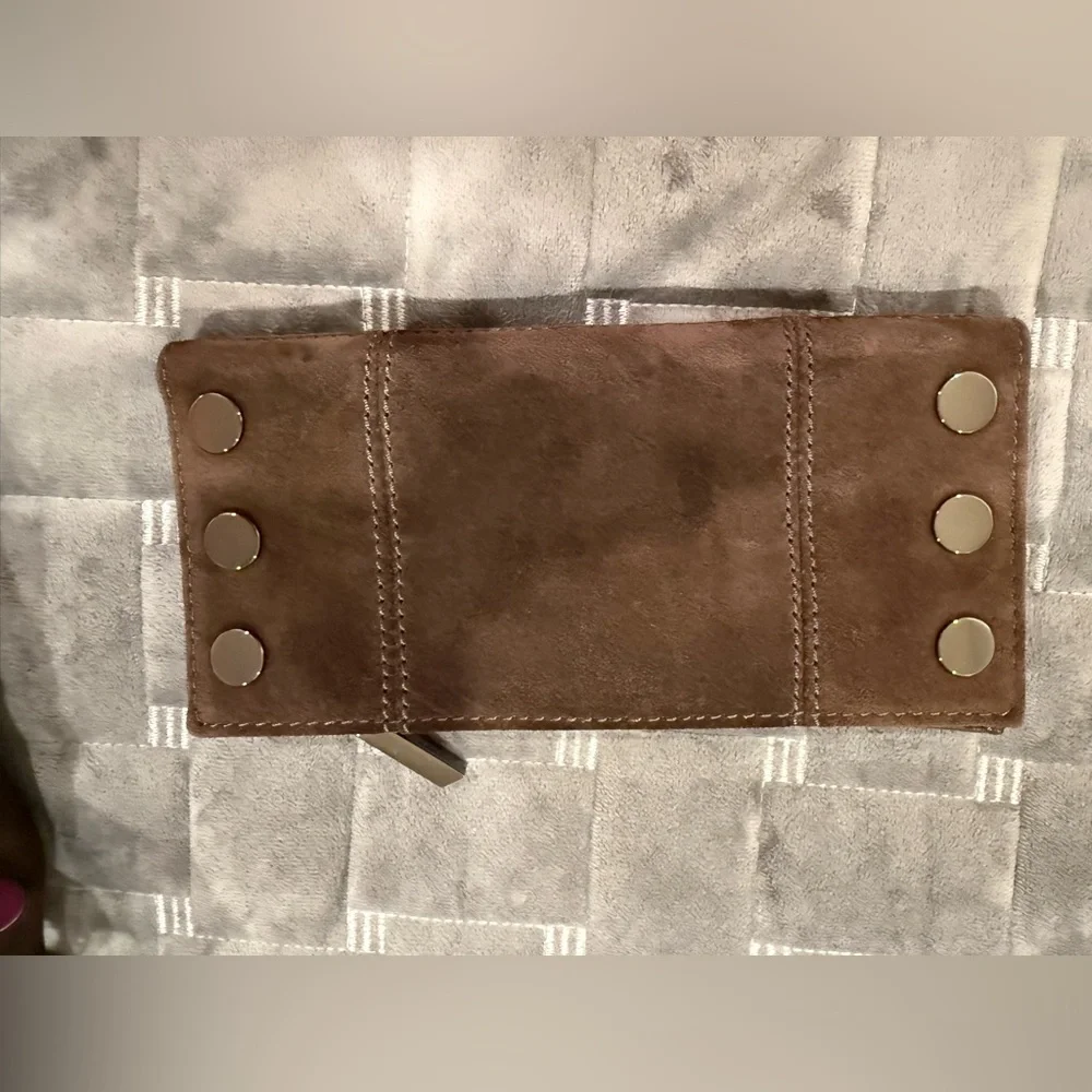 Hammitt Morgan Espresso Brown Suede Bag and North 110 wallet - Picture 5 of 7